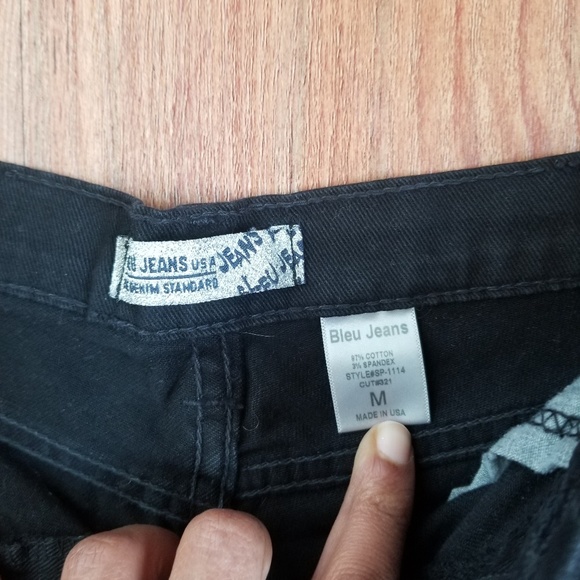Black Bleu Jeans, M, - Picture 2 of 5